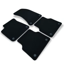 For SWB Audi A8 Carpet Floor Mats 2009-2017 OEM Quality Velour Auto Rugs Liners