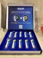 Oral B Replacement Brush Heads Cross Action X 10 Pack - White