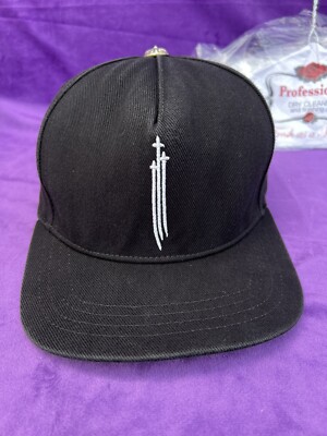 Chrome Hearts RS3 Baseball Hat – Black | eBay