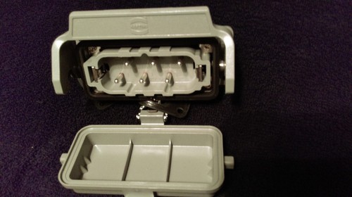 HARTING HAN 6 HSB-sti, BU, 6 Pin Connectors with Heavy Duty Housings - Picture 6 of 13