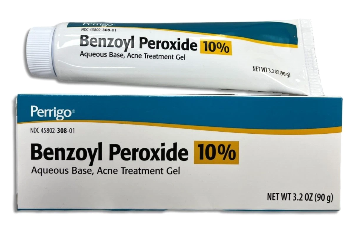 Benzoyl Peroxide 10% Acne GEL BIG TUBE 3.2 oz 90gm PADAGIS --