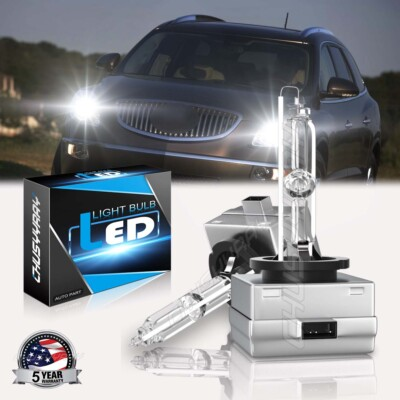 #ad For Buick Enclave 2008 2012 LED HID Headlight High Low Beam 2× Bulbs 6000K White $19.99