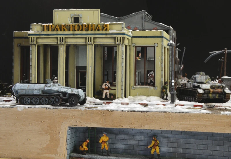 WWII Stalingrad Siege Uranus Operation Diorama 1:72 Plastic Model Kit ITALERI - Immagine 2 di 4