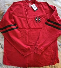 NYCC MARVEL SPIRIT JERSEY Deadpool Size XL Friday Exclusive New With Tag