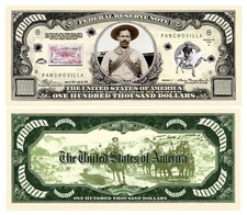 Pack of 25 - Pancho Villa Million Dollar Bills