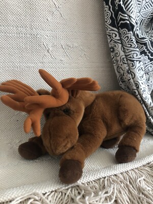 DAKIN Moose Reindeer Elk Plush Stuffed Animal Toy Lou Rankin Friends Y2K Vtg