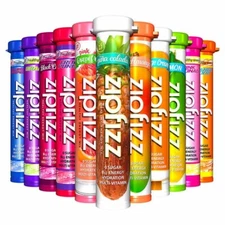 Zipfizz Health Energy Drink Mix, 30 Tubes, 13 FLAVORS (YOU CHOOSE FLAVOR)