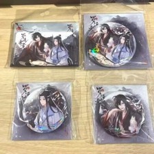 4pcs MDZS Mo Dao Zu Shi Wei Wuxian Lan Wangji Badge Pin