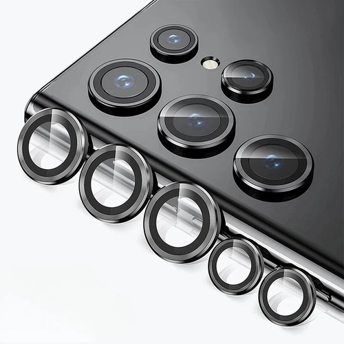 Metal 9H HD Glass Camera Protector for Samsung Galaxy S25 Ultra Alloy Lens Rings - Picture 7 of 21