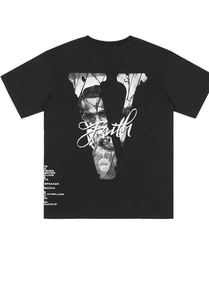 トップス VLONE x Pop Smoke King of NY Tee Vlone x Pop smoke King Of New York T-shirt Black Size L | eBay