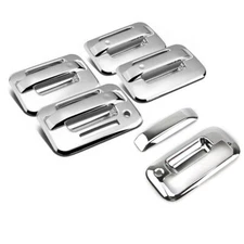 Door Handle Covers w/ Keyhole & Keypad Tailgate Cover for Ford F150 Lincoln Mark