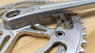 VINTAGE Sugino Mighty Competition Crankset - 171mm - 51/44 Double
