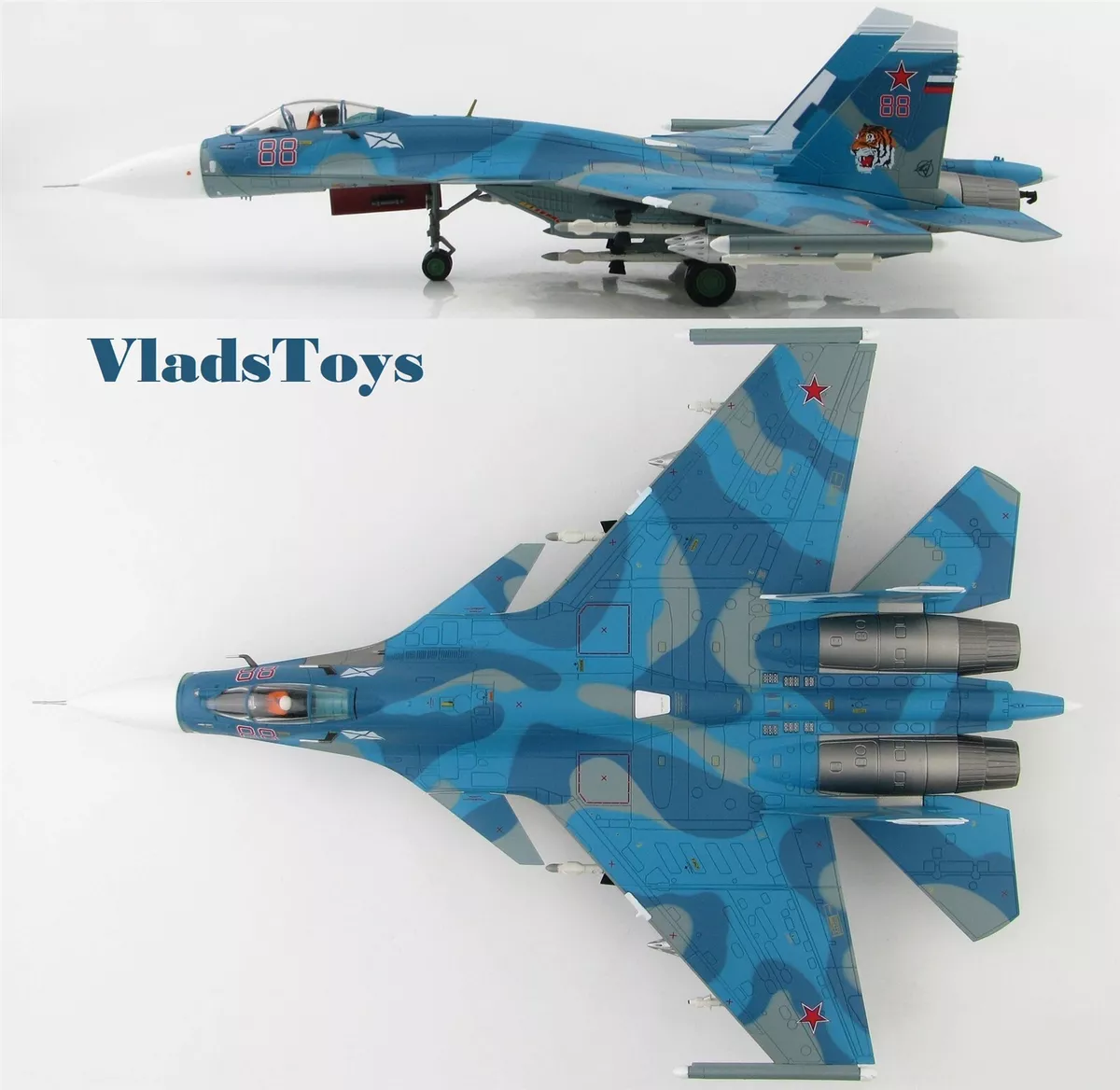 Hobby Master 1/72 Sukhoi Su-33 Flanker-D Russian Red 88 Admiral Kuznetsov HA6404