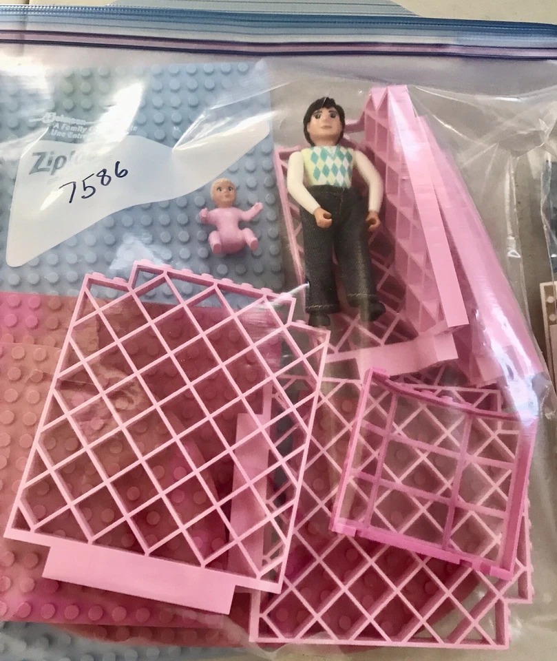 LEGO Belville 7586 Sunshine Home 2009 - Juego incompleto 360 piezas - 7641 manuales Foto 3 de 4