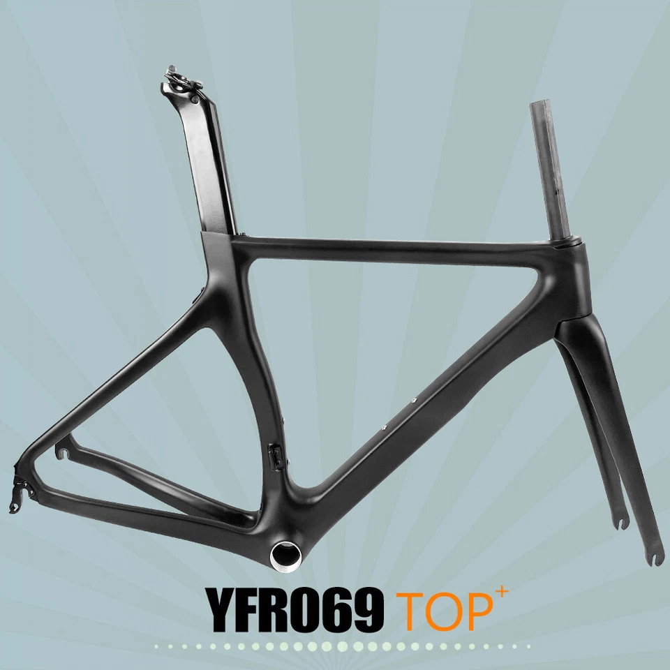 AIRWOLF T1000 Carbon Fahrrad Rahmen Fahrräder 700*28c Aero Straßenrennrad - Bild 4 von 4