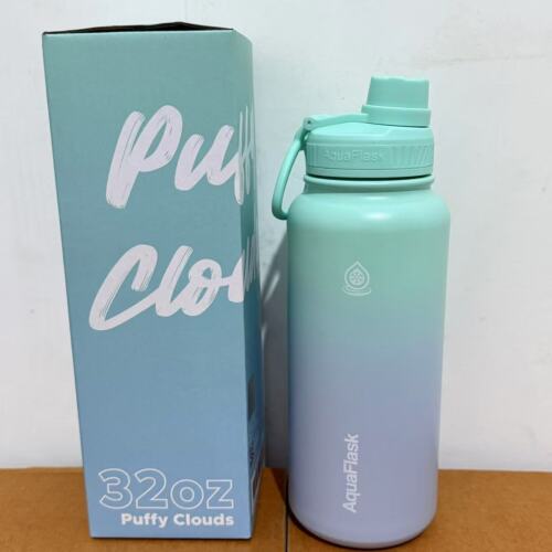 AquaFlask 32OZ 40OZ acero inoxidable aislado al vacío a prueba de fugas deportes - Imagen 19 de 43