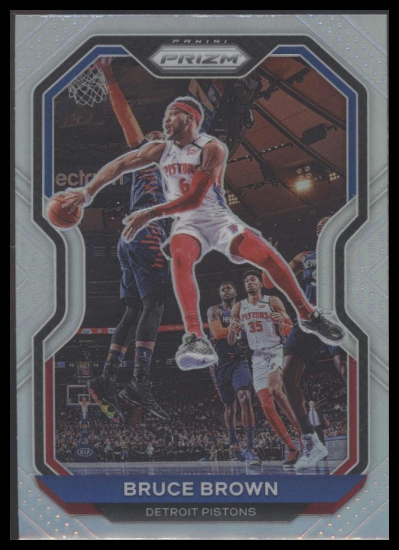 2020-21 Panini Prizm #239 Bruce Brown #239 Silver Prizm
