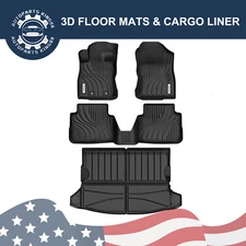 3D Floor Mats & Cargo Liner Set for 2024-2026 Subaru Crosstrek Impreza TPE Liner