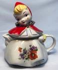 Hull Little Red Ridding Hood Teapot 8" VTG (Not A Reproduction)