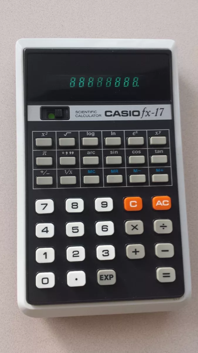 Casio fx 17 Scientific Calculator Vintage Collection
