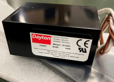 New Dayton 1A788G Counter, 6 Digit, Panel Mount, 115Vac