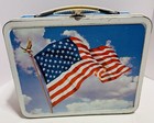 Vintage 1973 Patriotic Flag Metal Lunchbox — photo 2