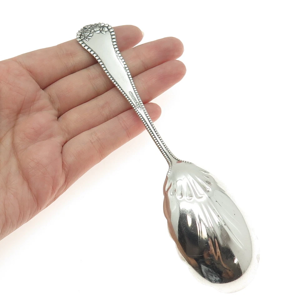 GORHAM 925 Sterling Silver Antique 1897 Lancaster Sugar Shell Spoon 6" - Image 2 of 4