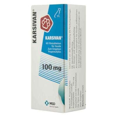 KARSIVAN  100 mg Filmtabletten für Hunde · 60 St · PZN 07545731