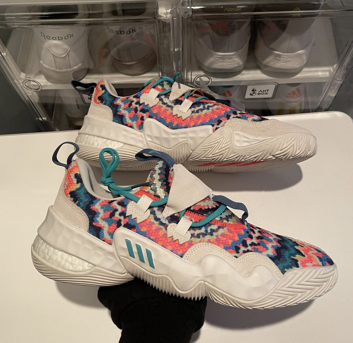 adidas Trae Young 1 “Tie-Dye“ adidas Trae Young 1 Tie-Dye White MultiColor GY0295 Men's 13