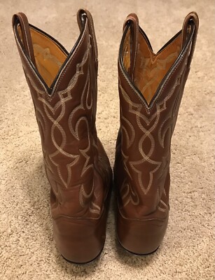 Bottes de cowboy tony lama étroites pour hommes 8.5