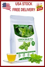 TEARELAE - Lemon Balm Tea Bag - 1.5g X 50 Count - Pure Natural Dried Lemon Balm