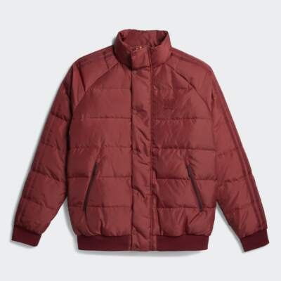 adidas Originals Men's Jonah Hill Puffer Jacket Coat GL5374 Burgundy