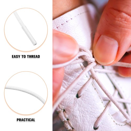 4 Pcs Boot Laces Hiking Men Round Shoelaces for Dress Shoes - Imagen 10 de 12