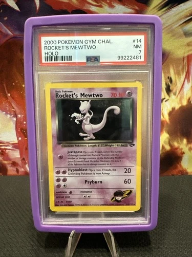 Rocket's Mewtwo 14/132 Gym Challenge Holo