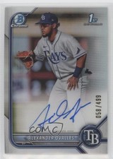 2022 Bowman Chrome Prospect Refractor 58/499 Alexander Ovalles #CPA-AO Auto z3a