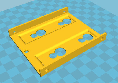 Phanteks SSD Bracket (For Enthoo Pro Mid PC case and others) 3D-Printed