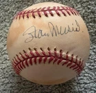 Autographed Stan Musial Baseball Original--no COA, St. Louis Cardinals