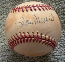 Autographed Stan Musial Baseball Original--no COA, St. Louis Cardinals