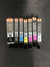 Authentic Canon PGI-250XL Black CLI-251 Standard B/C/M/Y/G Color Ink 7 Pack