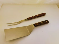 Dexter Set 6-inch Hibachi Grill BBQ Spatula and 13.5in Fork S2896 1/2 Factory2nd