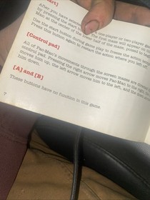 Pac-Man Tengen (Nintendo NES, 1990) Authentic - Manual ONLY - OEM !