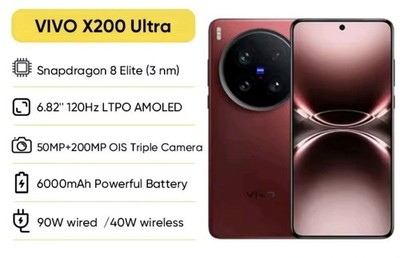 VIVO X200 Ultra 256GB 6.82
