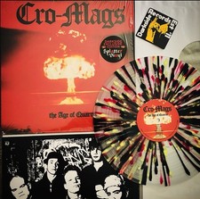 *** LAST COPY** CRO-MAGS - THE AGE OF QUARREL, ATOMIC SPLASH SPLATTER BNEW LP