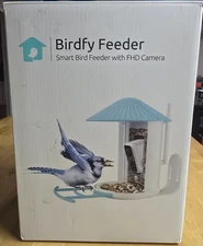 Birdfy Smart Bird Feeder With FHD Camera for Bird Feeding and Watching - Blue