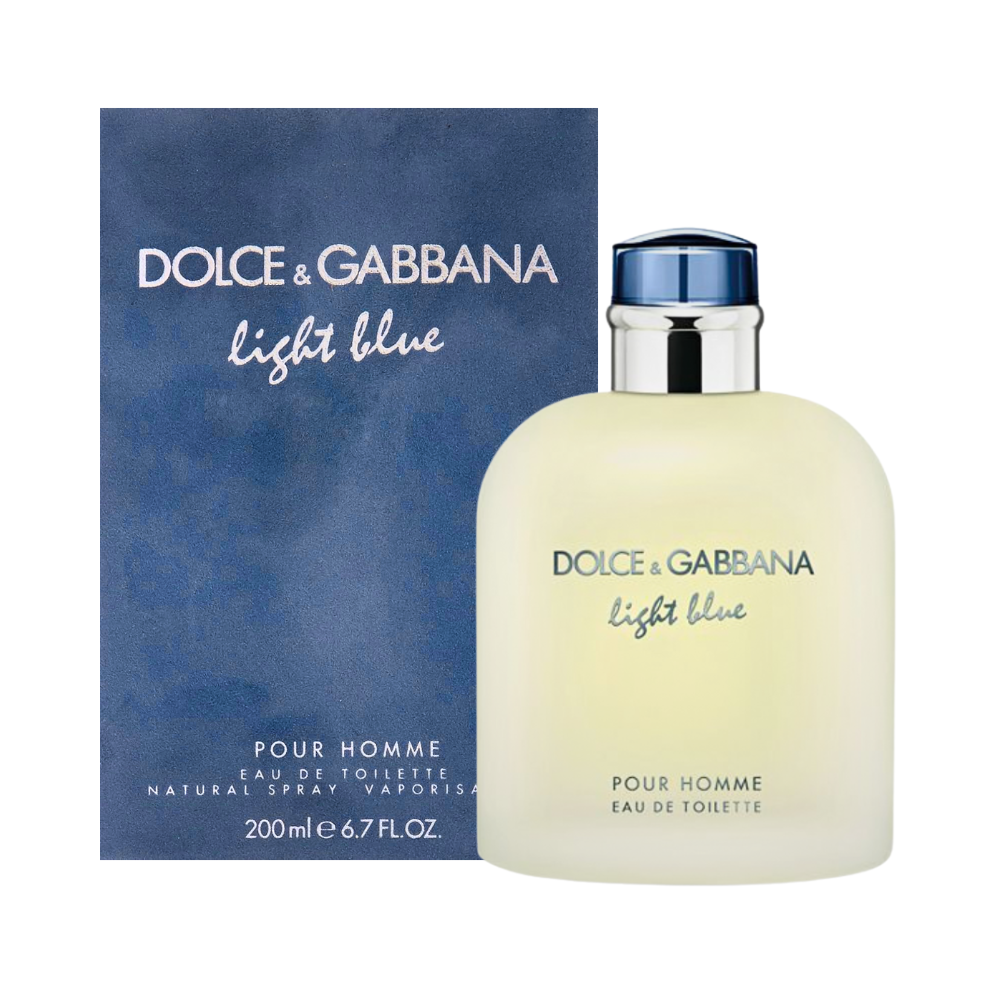 Light Blue Pour Homme by Dolce & Gabbana for Men 6.7oz EDT Spray
