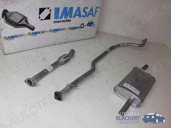 Imasaf Auspuffset Ab Kat FüR Ford Fiesta Iv 1.3 I 4/1997-1998 | Flex+Rohr+Esd-image