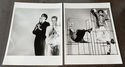 Paar Original Presse Werbefotos - Blancmange