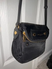 marc jacobs preppy natasha bag, nylon,  gold hardware, used, excellent condition