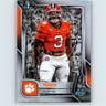 2025 Bowman Chrome University Football - T.J. Parker #114 - Refractor - Clemson