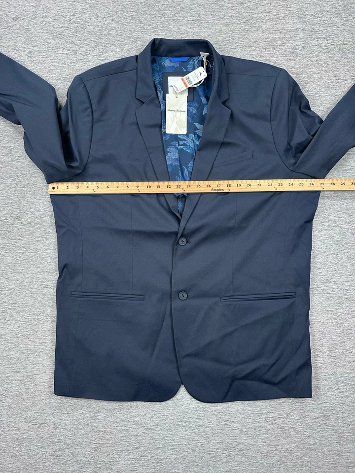 Blazer Masculino Tommy Bahama Island Zone Performance 3XL Azul Stretch City NOVO - Imagem 3 de 4